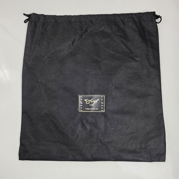 Vintage Sharif New‎ York Dust Bag Gray Black Logo Handbag - Picture 1 of 3